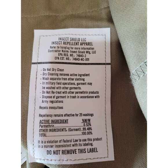 Army OCP Camo Pants Small Regular Insect Shield Combat Trouser Uniform Tactical - Picture 15 of 16